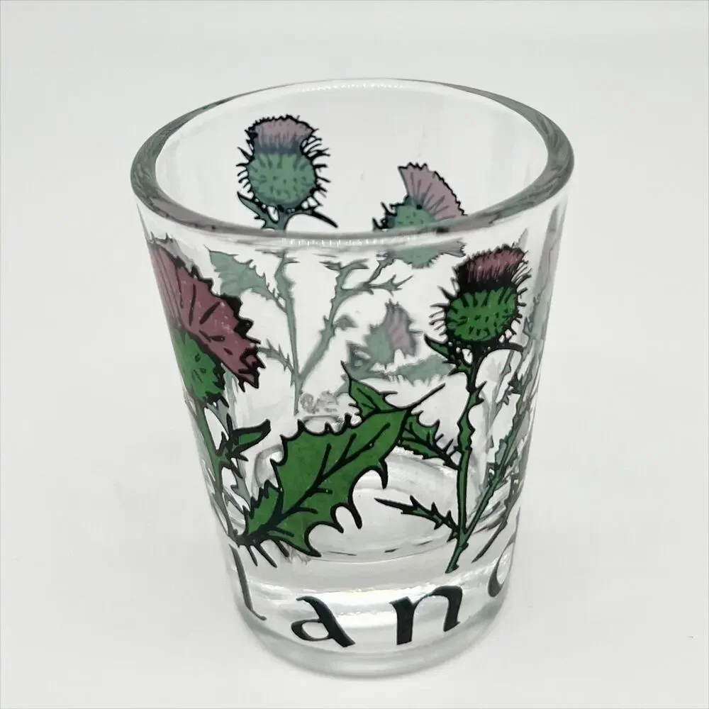 Lot of 2 Europe Souvenir Shot Glasses - London and Scotland